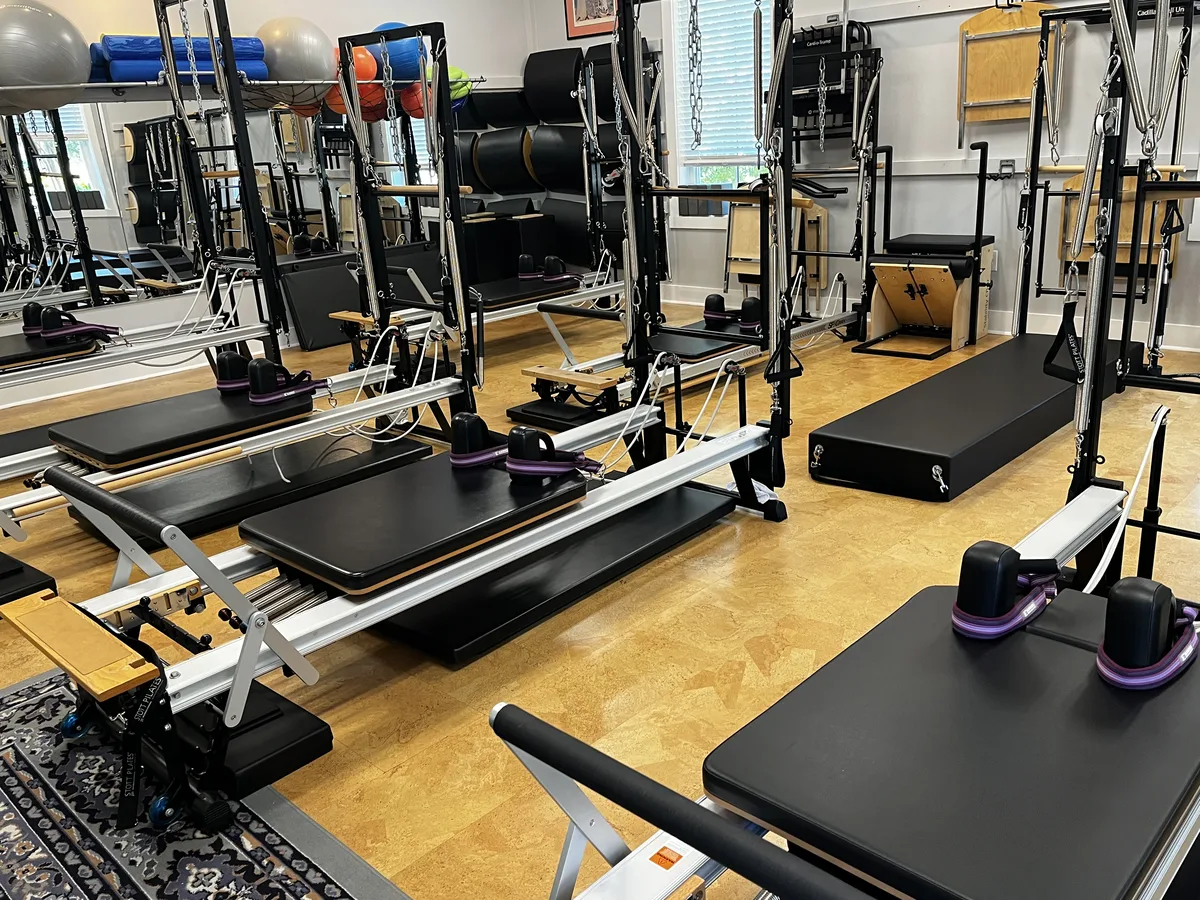 Dancing Hammock Pilates studio — professional Merrithew Reformer and Tower equipment